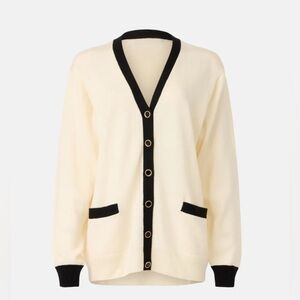 Reformation Scout Regenerative Merino Boyfriend Cardigan